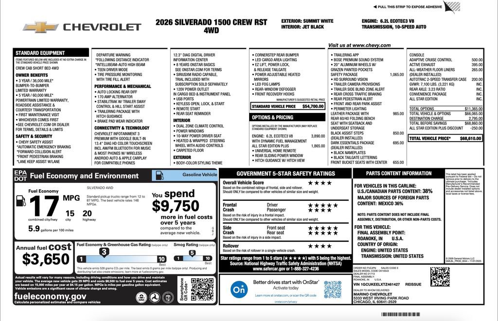 New 2026 Chevrolet Silverado 1500 RST w/ All Star Edition Plus AWD/4WD video 2