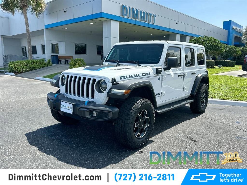Used 2023 Jeep Wrangler Unlimited Rubicon 4xe w/ Cold Weather Group AWD/4WD image 1