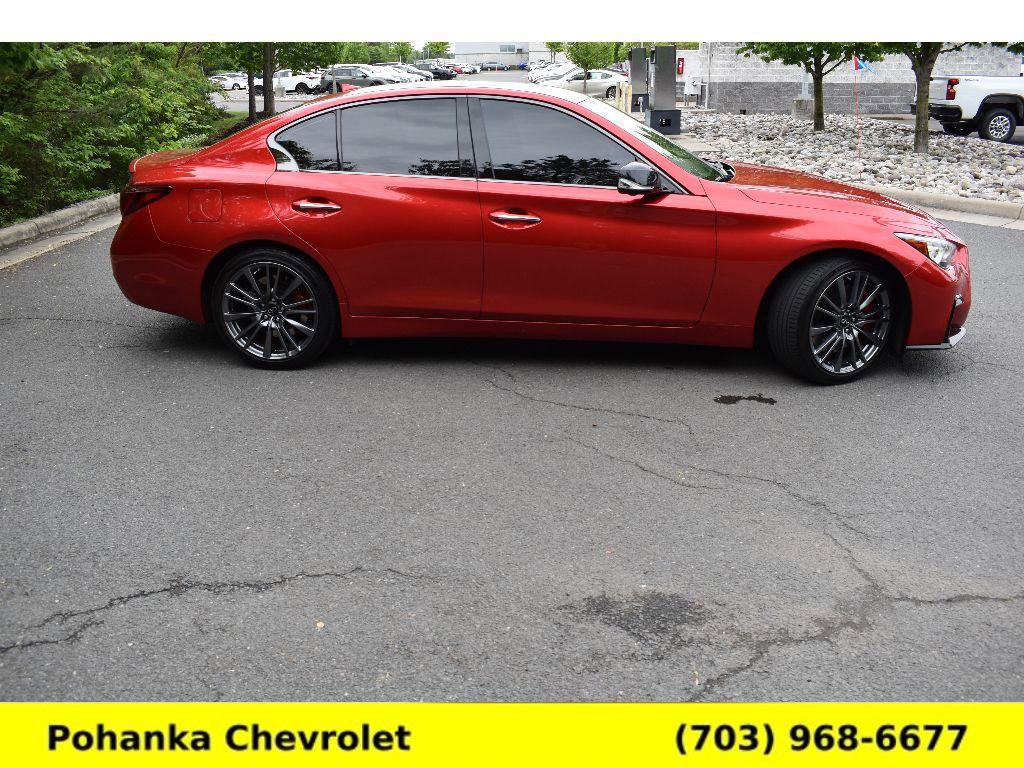 Used 2021 INFINITI Q50 Red Sport 400 w/ Proactive Package AWD/4WD image 8