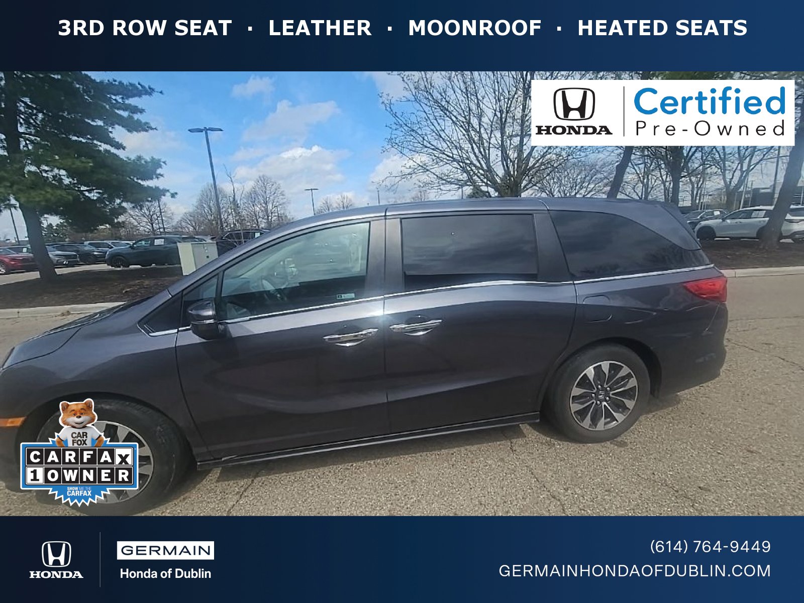 Certified 2023 Honda Odyssey EX-L