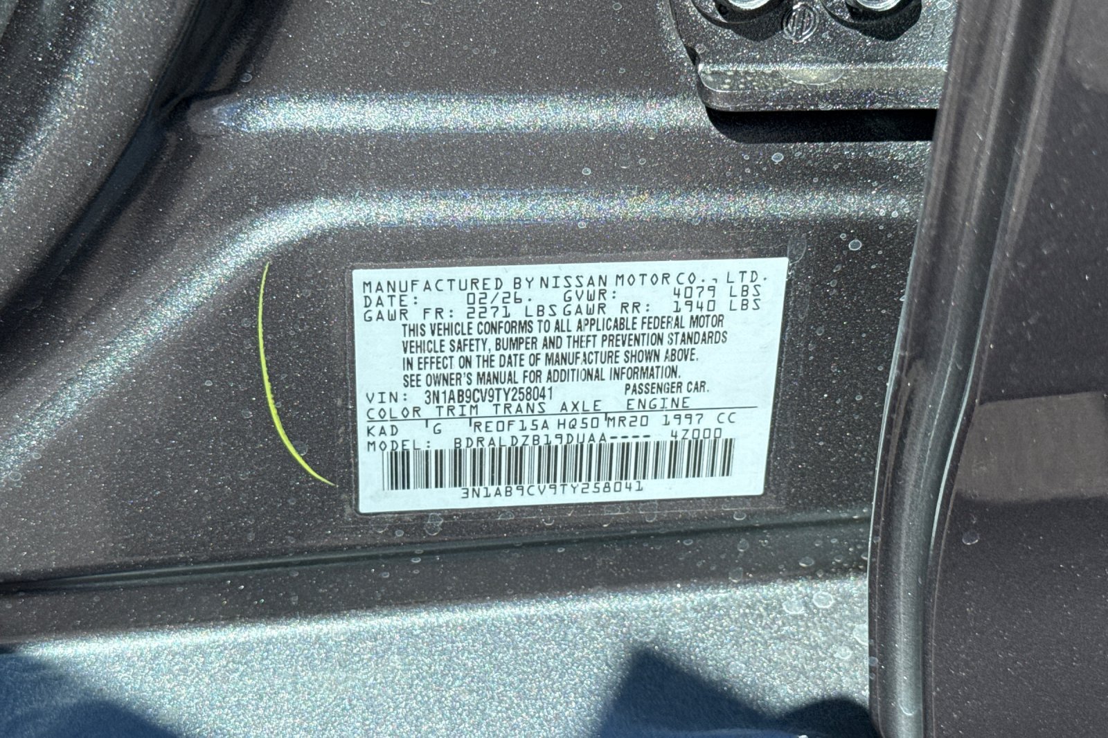 New 2026 Nissan Sentra SV w/ Floor Mat Package FWD image 25
