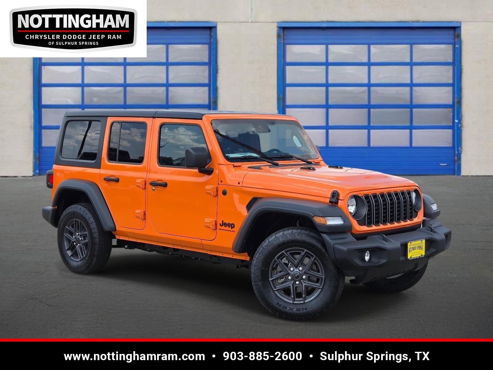 New 2025 Jeep Wrangler Sport S