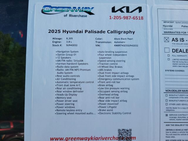 Used 2025 Hyundai Palisade Calligraphy FWD image 39