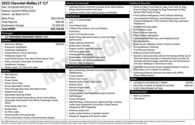 Certified 2023 Chevrolet Malibu LT image 5