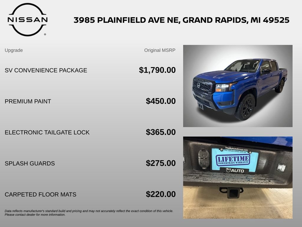 New 2026 Nissan Frontier SV w/ SV Convenience Package AWD/4WD image 6
