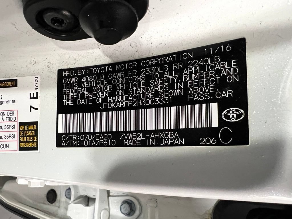 Certified 2017 Toyota Prius Prime Advanced FWD image 43
