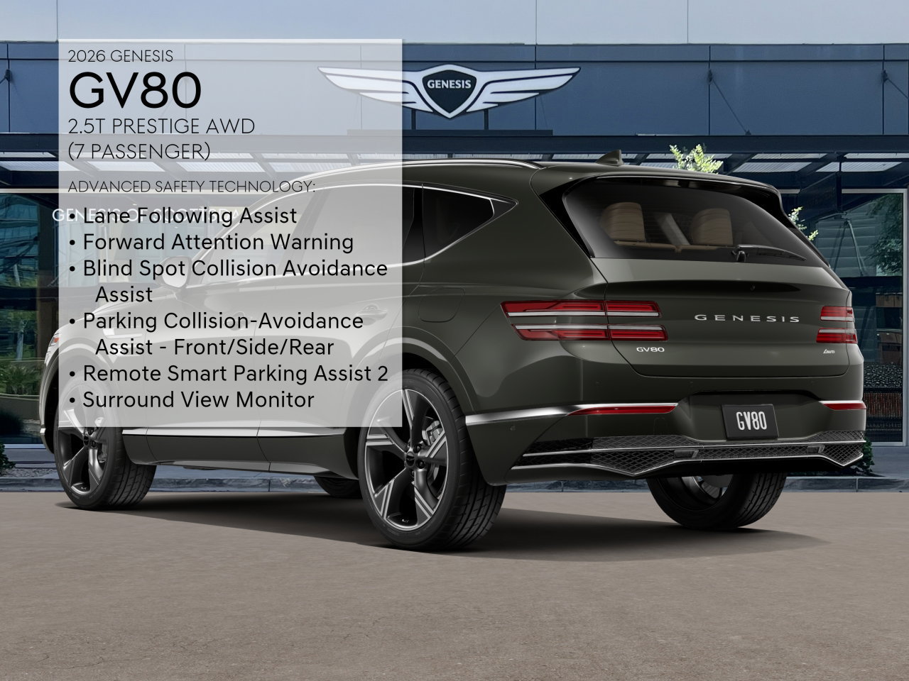 New 2026 Genesis GV80 2.5T Prestige AWD/4WD image 7