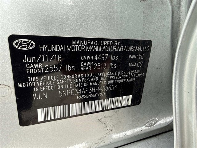 Used 2017 Hyundai Sonata Sport w/ Value Edition Package 02 image 30