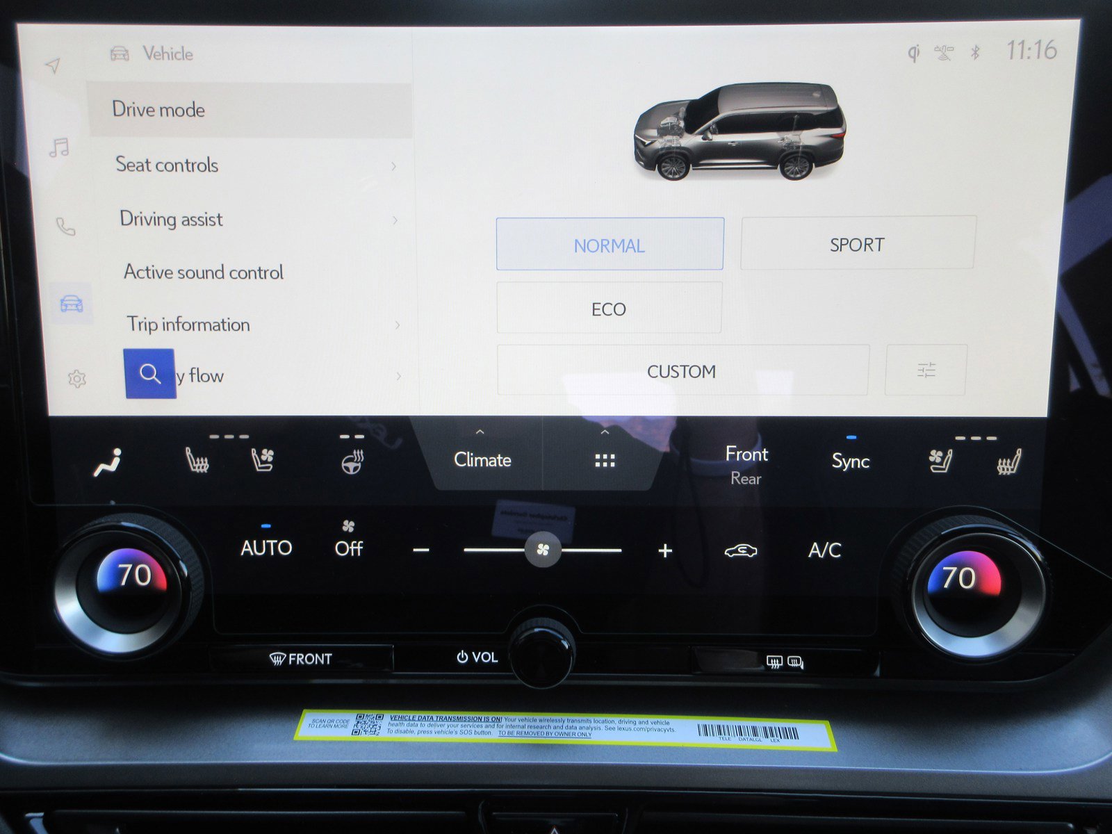 New 2026 Lexus TX 500h AWD image 45