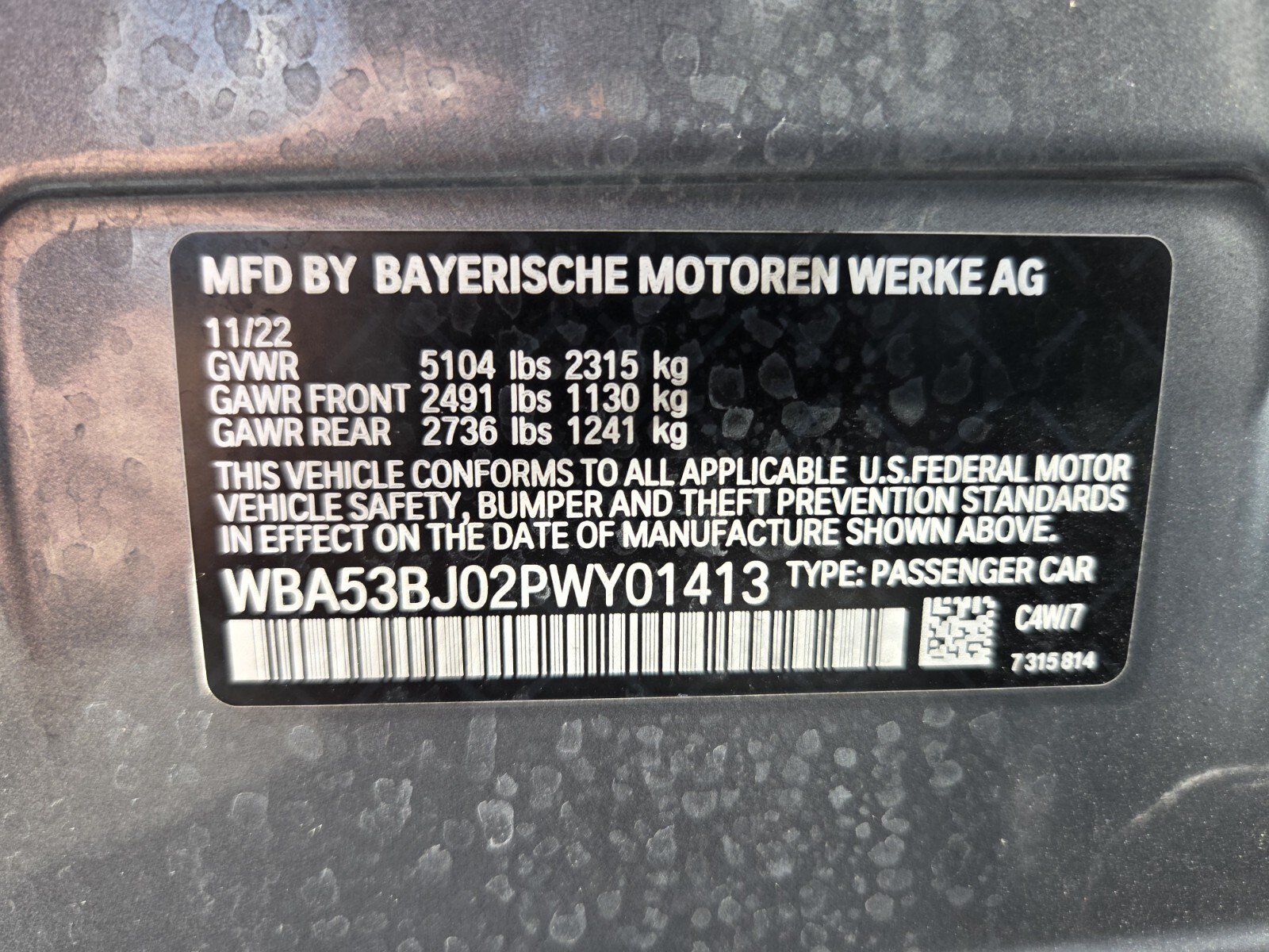 Certified 2023 BMW 540i w/ M Sport Package RWD image 19