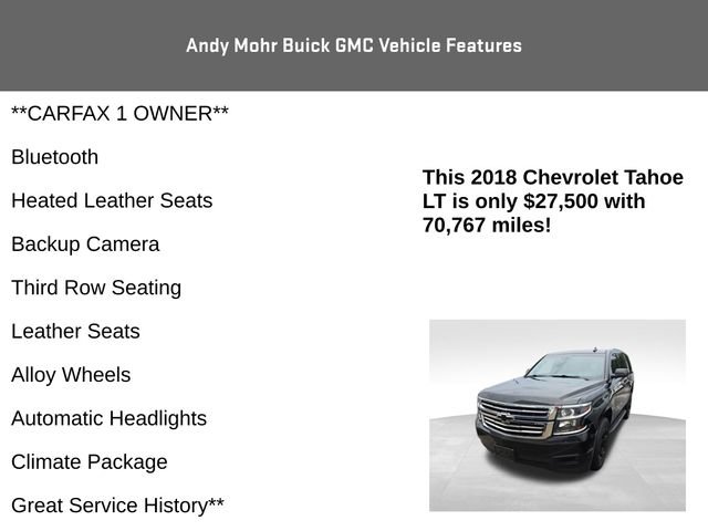 Used 2018 Chevrolet Tahoe LT AWD/4WD image 4