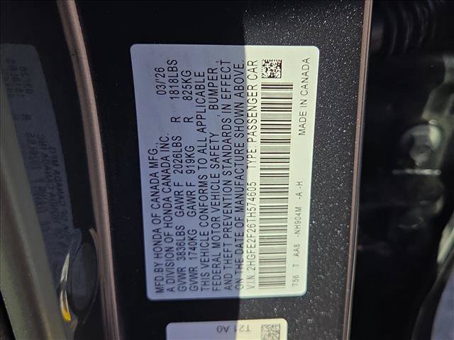 Used 2026 Honda Civic LX image 23