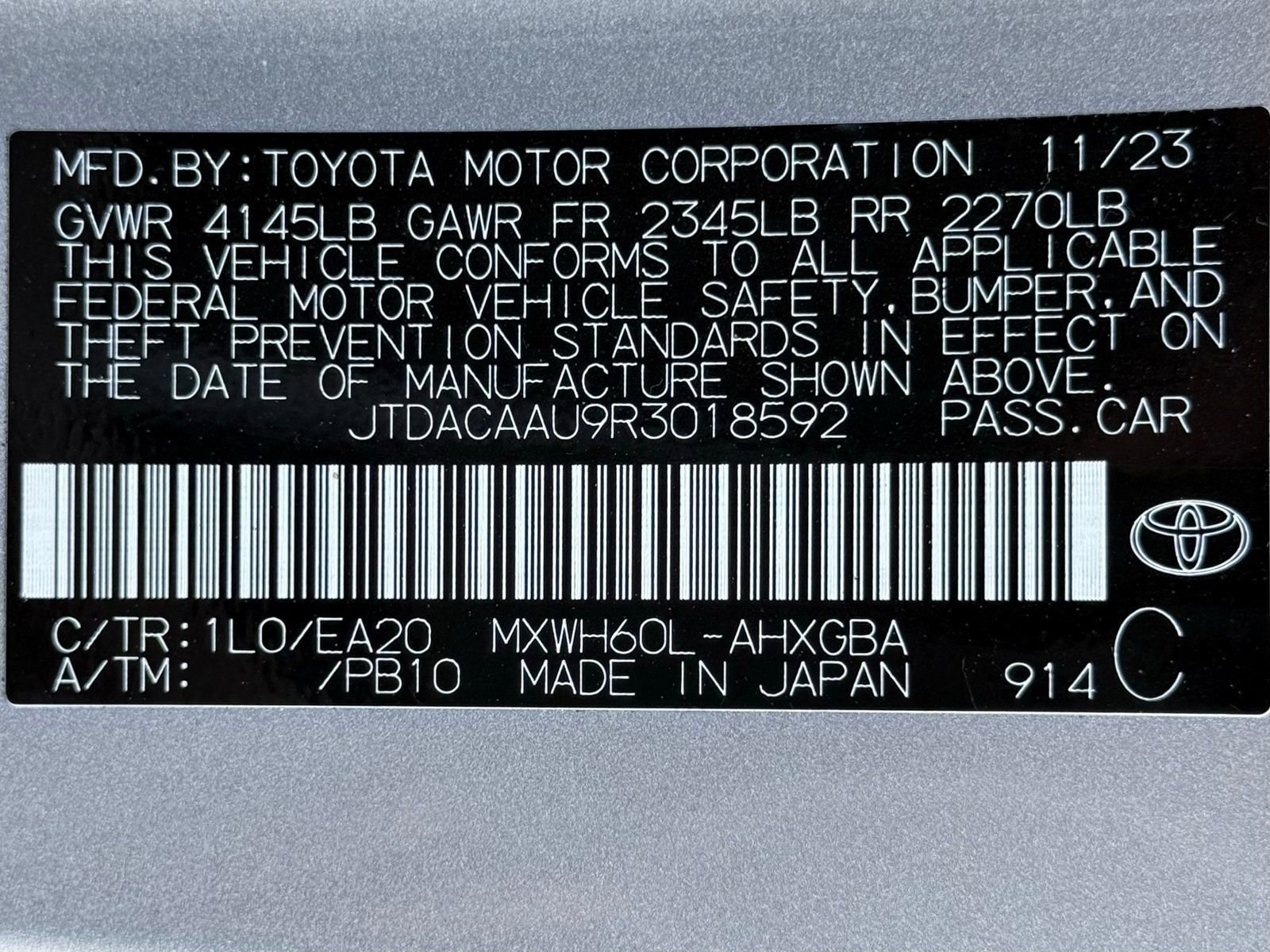 Used 2024 Toyota Prius XLE FWD image 66