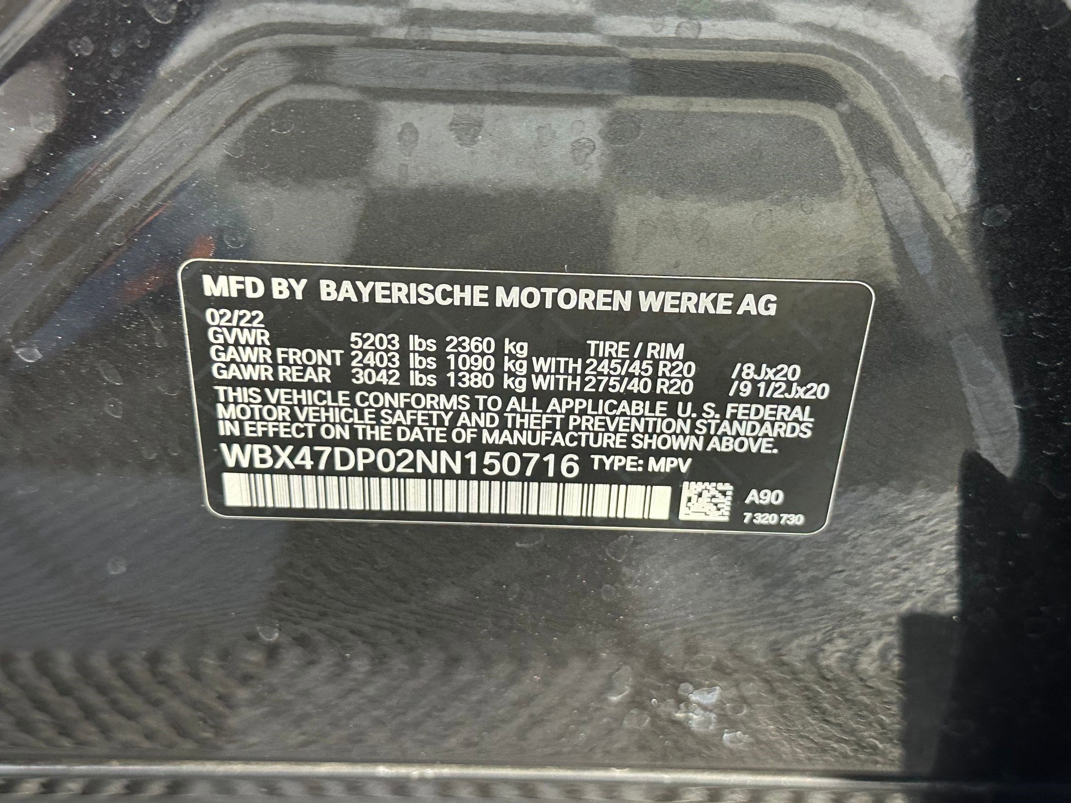 Used 2022 BMW X3 sDrive30i w/ M Sport Package 2 image 20