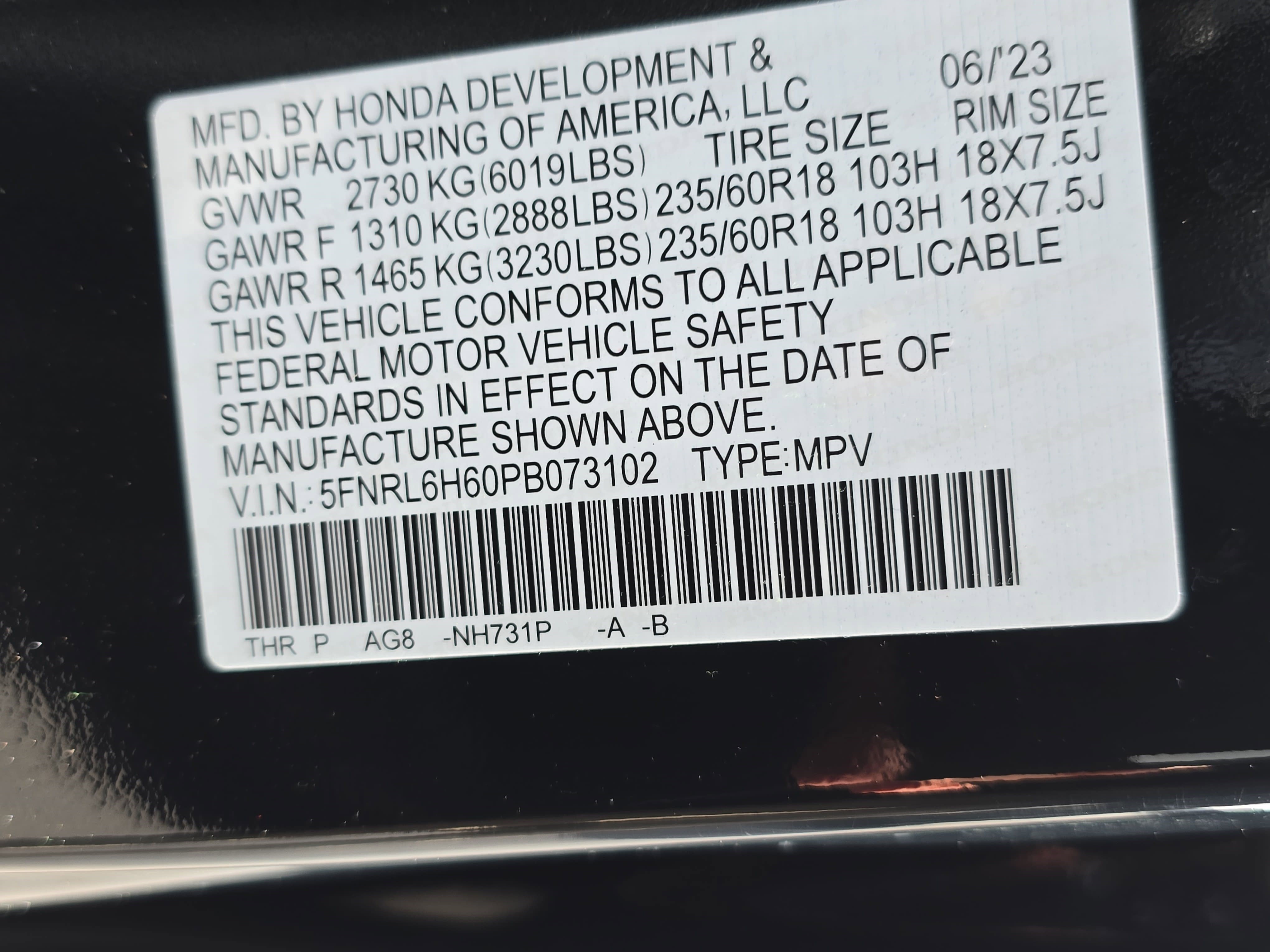 Used 2023 Honda Odyssey EX-L image 39