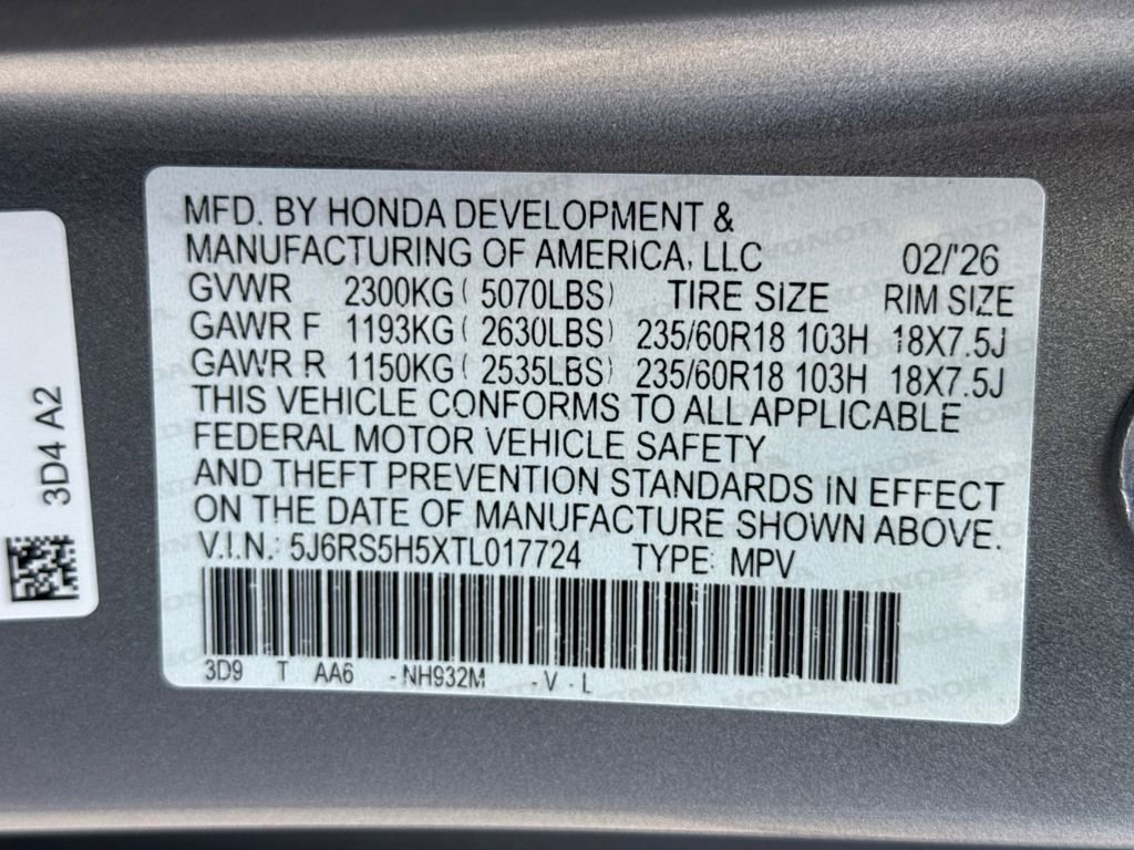 New 2026 Honda CR-V Sport image 28