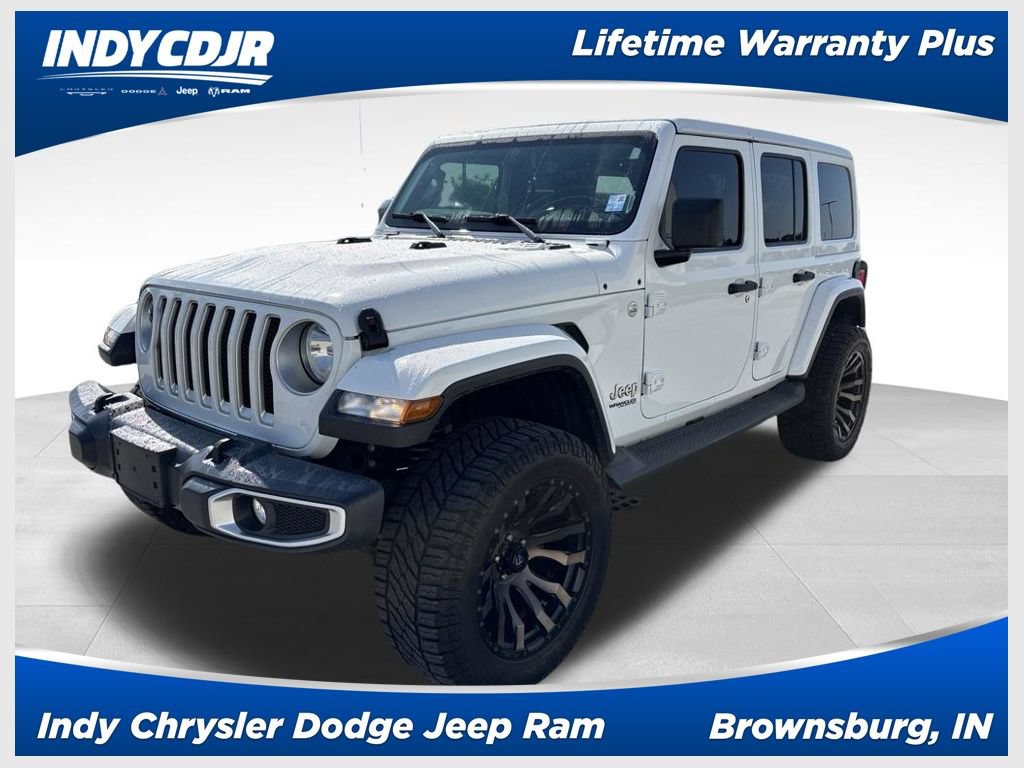 Used 2018 Jeep Wrangler Unlimited Sahara w/ Uconnect 4C Nav & Sound Group AWD/4WD image 1