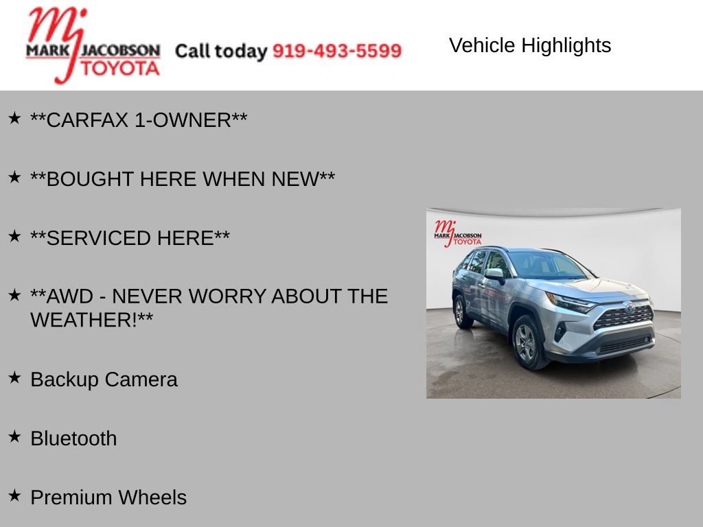 Used 2024 Toyota RAV4 XLE w/ Convenience Package AWD/4WD image 6