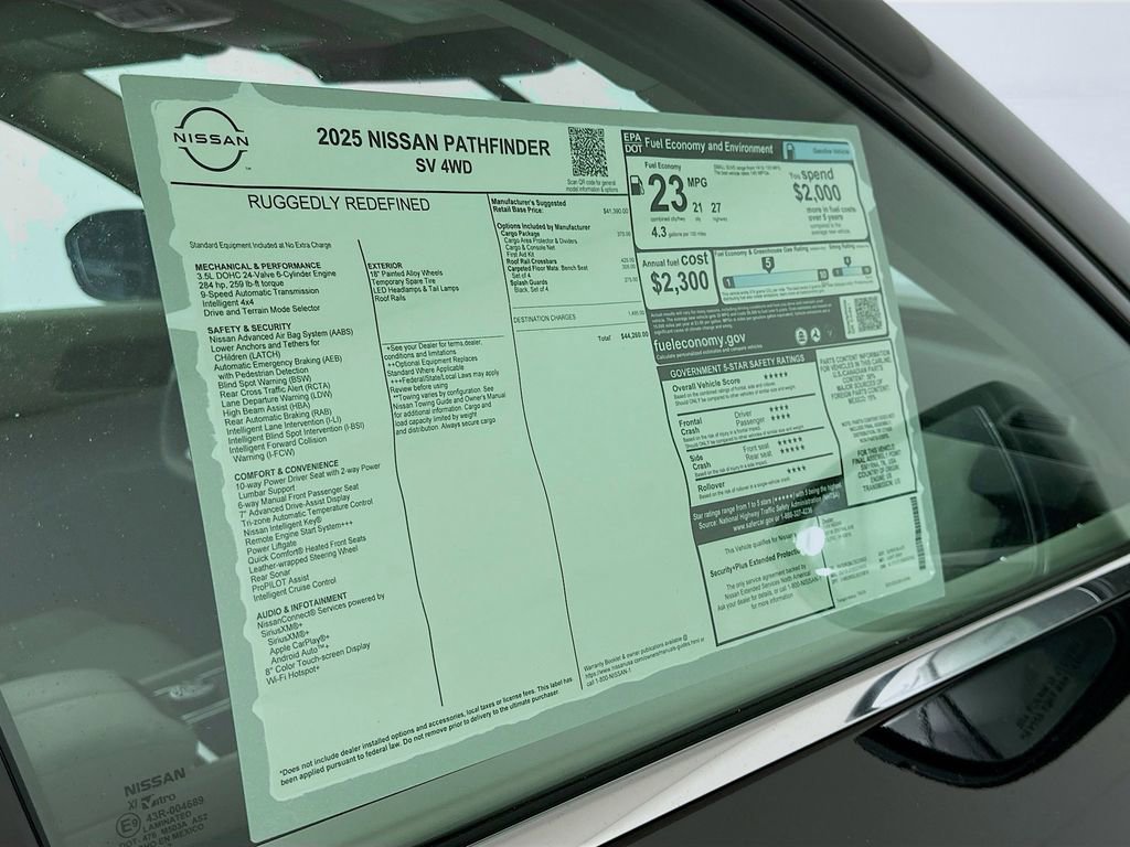 New 2025 Nissan Pathfinder SV w/ Cargo Package image 13