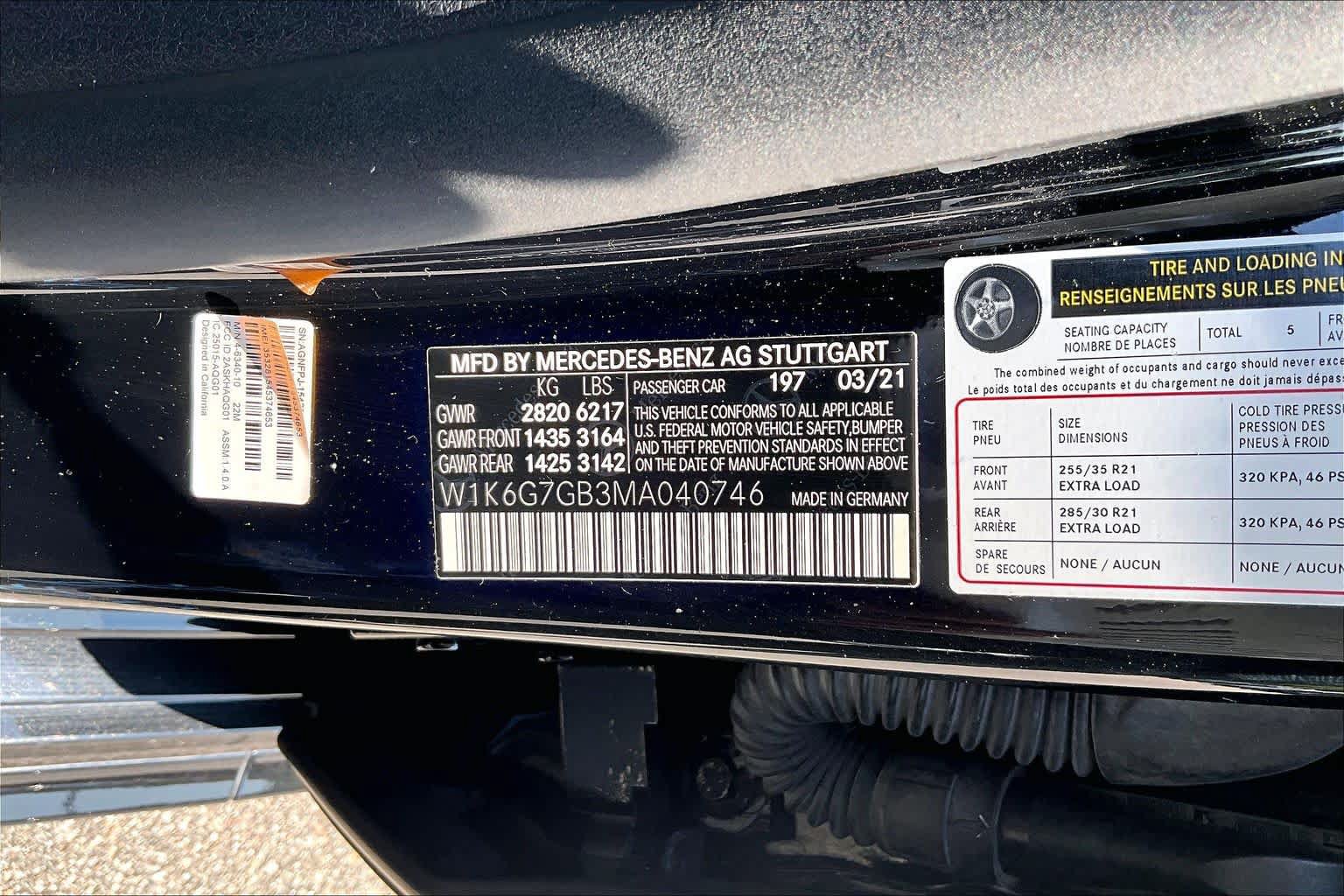 Used 2021 Mercedes-Benz S 580 4MATIC Sedan w/ AMG Line image 38