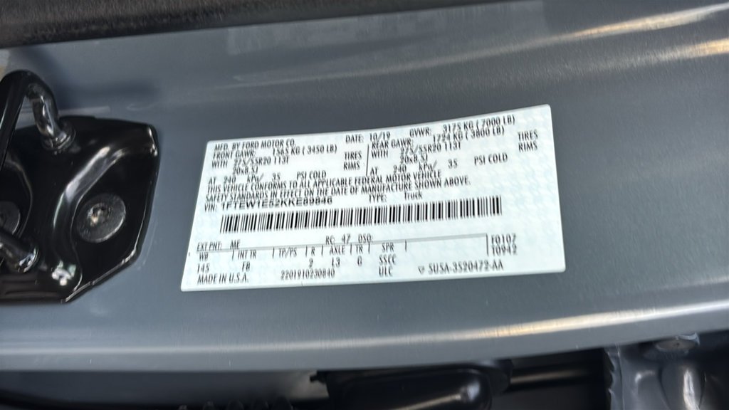 Used 2019 Ford F150 XLT w/ Equipment Group 302A Luxury AWD/4WD image 34