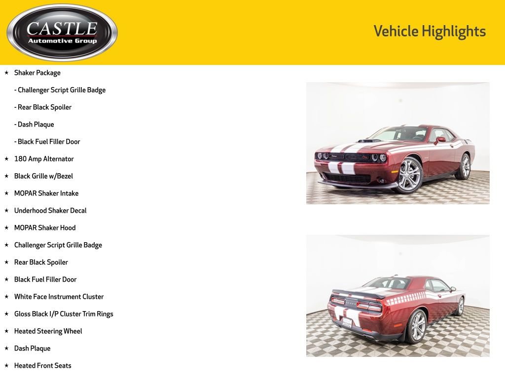 Used 2022 Dodge Challenger R/T w/ Shaker Package image 8