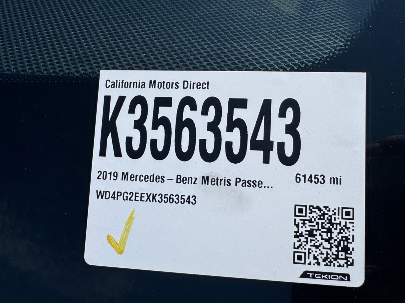 Used 2019 Mercedes-Benz Metris Passenger image 20