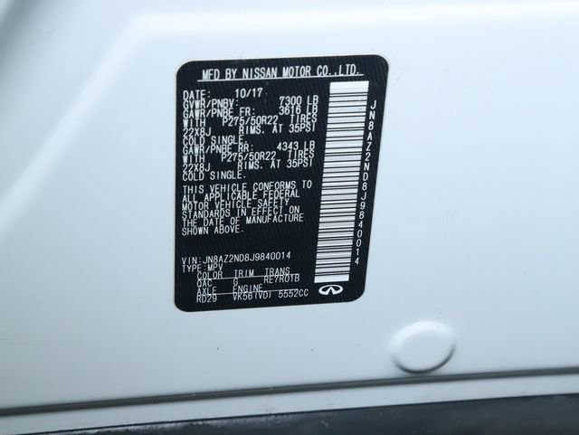 Used 2018 INFINITI QX80 2WD w/ Driver Assistance Package image 25