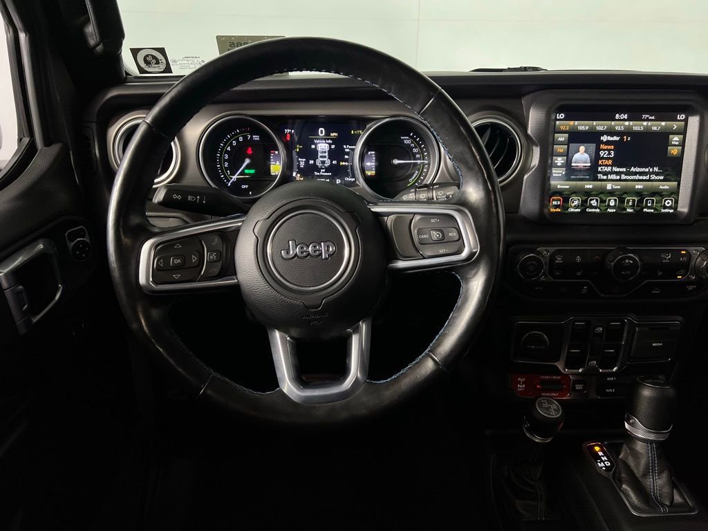 Used 2021 Jeep Wrangler Unlimited Rubicon 4xe w/ Steel Bumper Group image 12