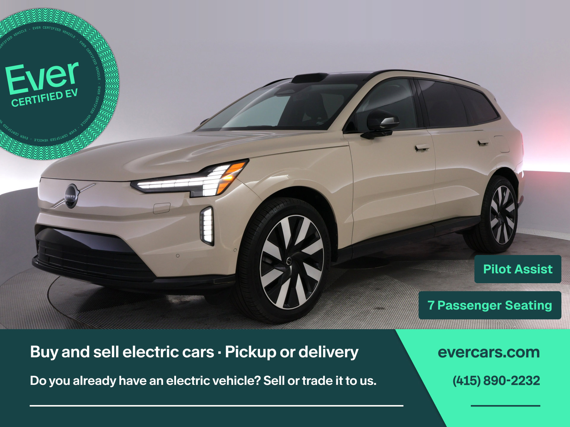 Used 2025 Volvo EX90 Plus AWD/4WD image 1