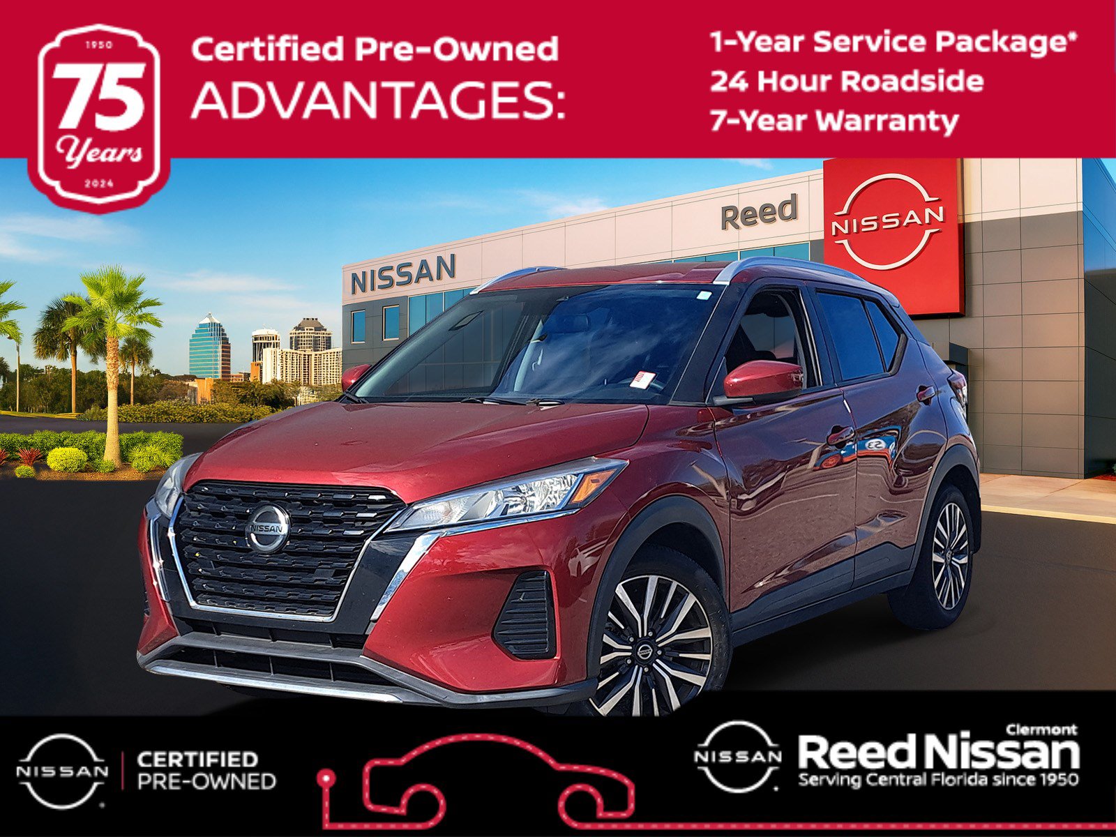 Certified 2021 Nissan Kicks SV FWD image 1