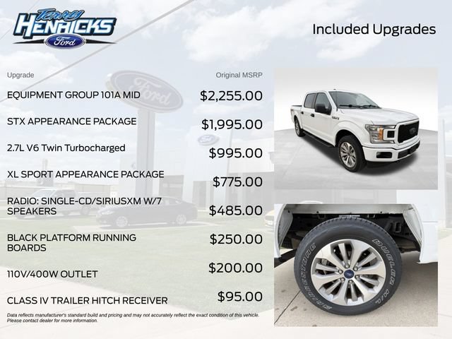 Used 2018 Ford F150 XL w/ Equipment Group 101A Mid AWD/4WD image 7