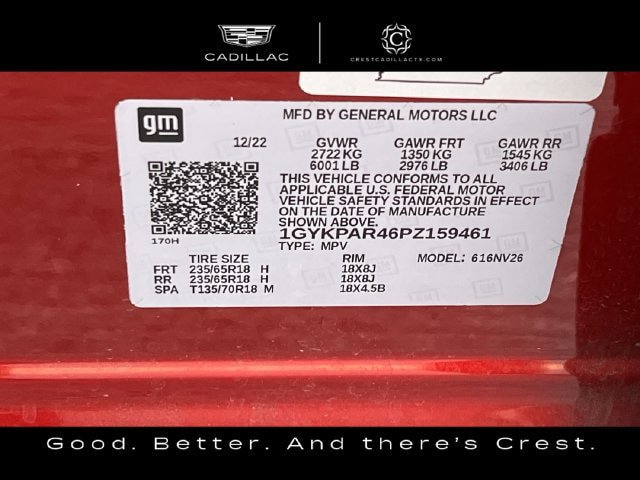 Certified 2023 Cadillac XT6 Luxury FWD image 33