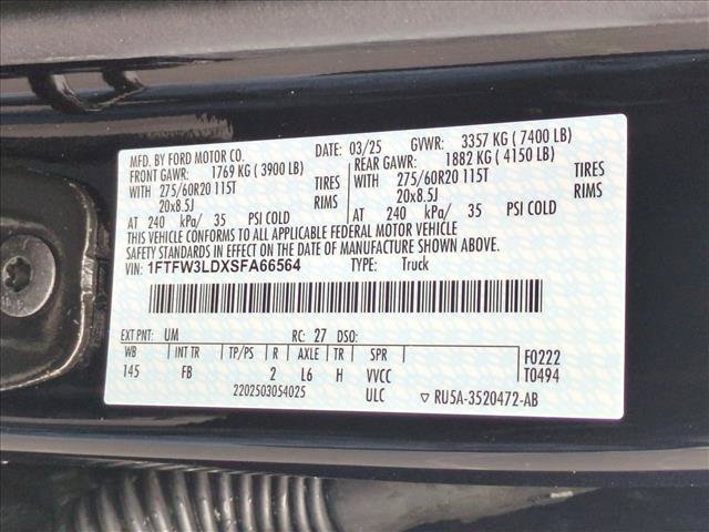 Used 2025 Ford F150 XLT w/ Equipment Group 302A MID AWD/4WD image 24