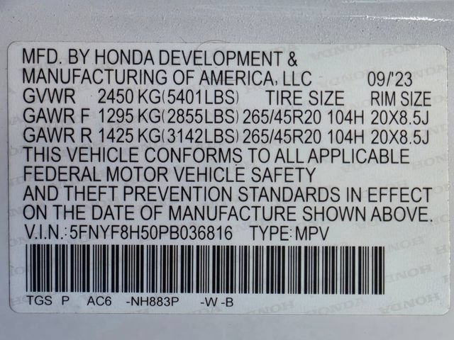 Used 2025 Honda Pilot Elite image 21