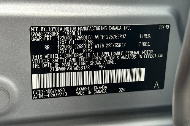 Certified 2020 Toyota RAV4 XLE image 32