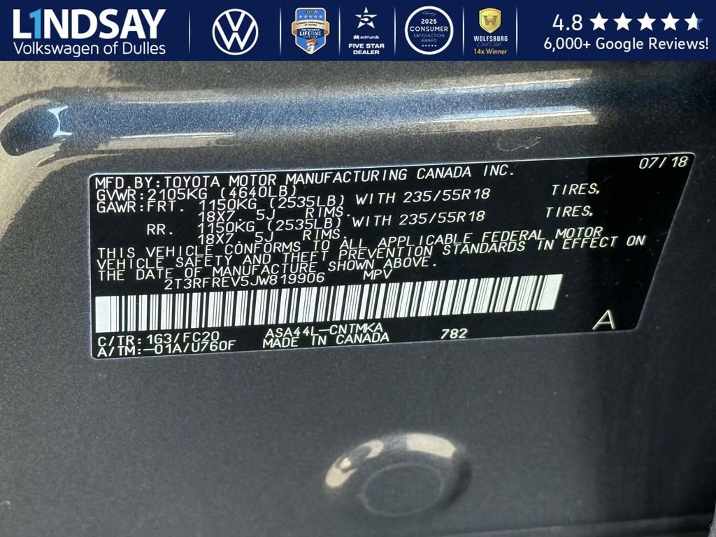 Used 2018 Toyota RAV4 Adventure w/ Cold Weather Package image 27