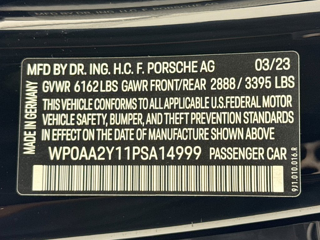 Certified 2023 Porsche Taycan RWD image 34