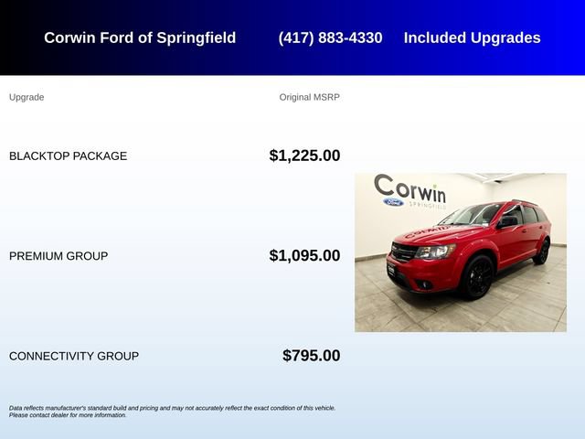 Used 2018 Dodge Journey SXT w/ Blacktop Package FWD image 5