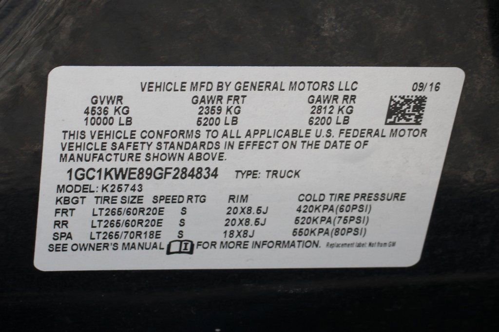 Used 2016 Chevrolet Silverado 2500 LTZ w/ Duramax Plus Package image 55