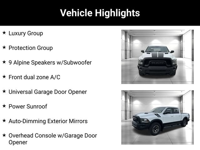 Used 2017 RAM 1500 Rebel w/ Luxury Group AWD/4WD image 2
