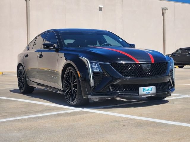 Used 2025 Cadillac CT5 V w/ LPO, ONYX Package RWD image 3