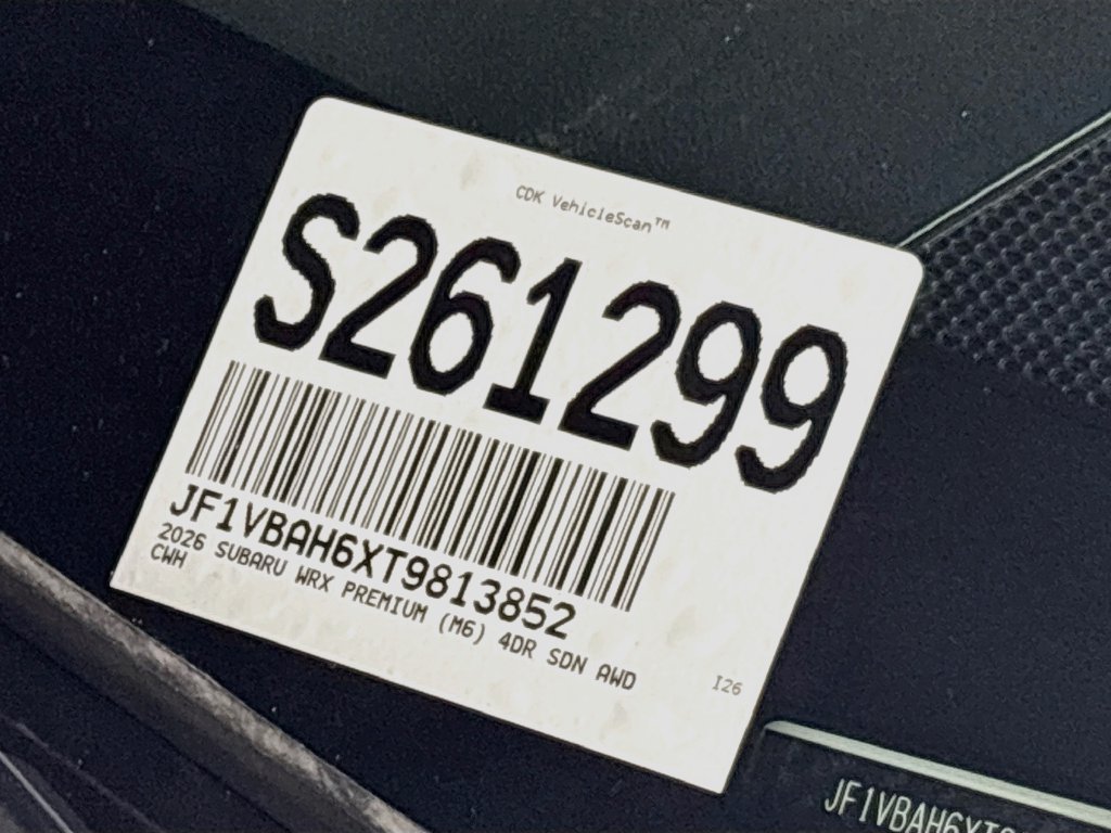 New 2026 Subaru WRX Premium AWD/4WD image 25