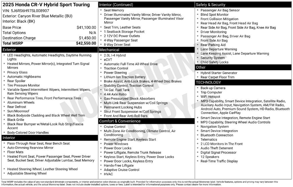 Used 2025 Honda CR-V Sport Touring image 3