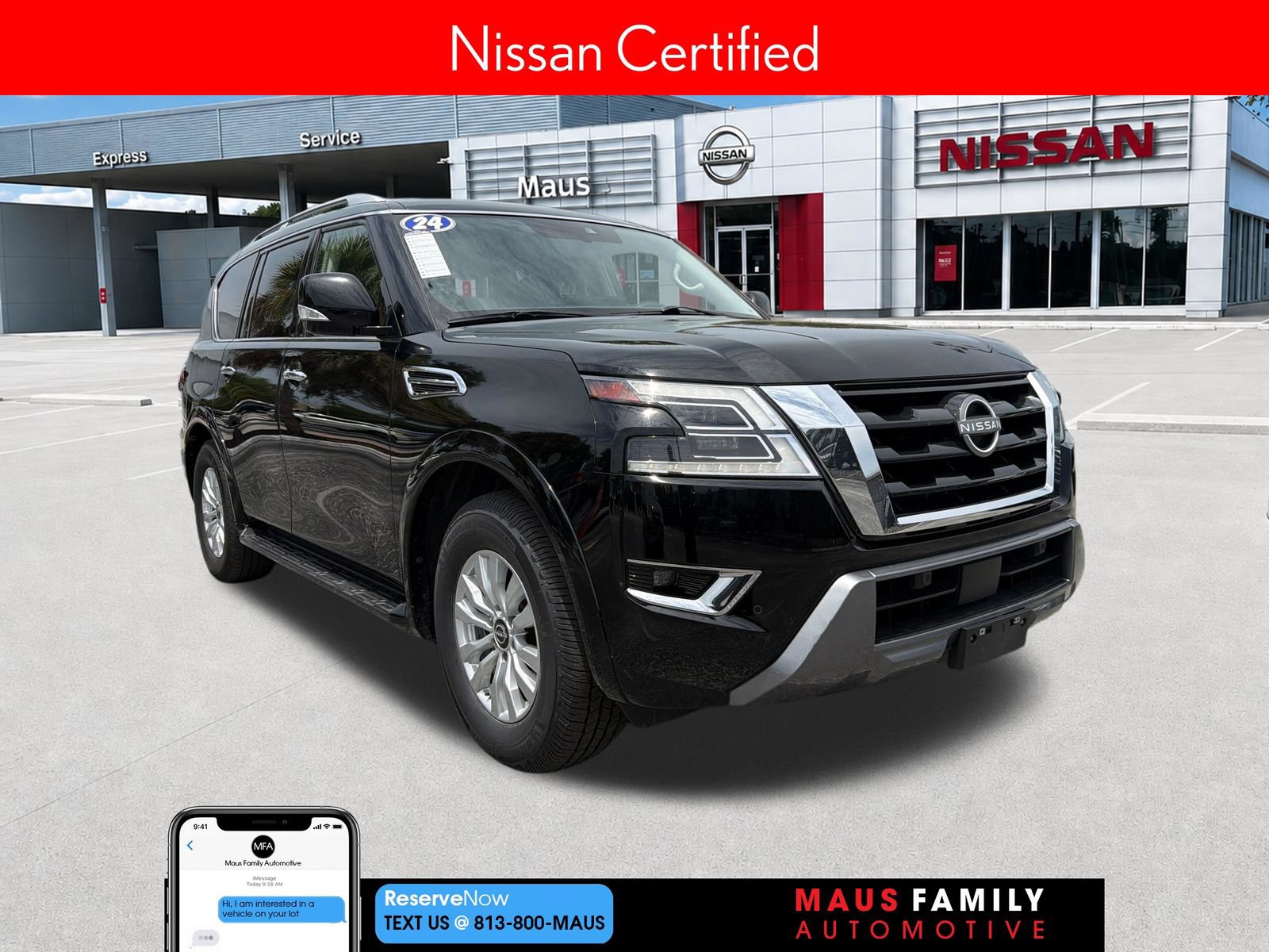 Certified 2024 Nissan Armada SV AWD/4WD 360° Tour