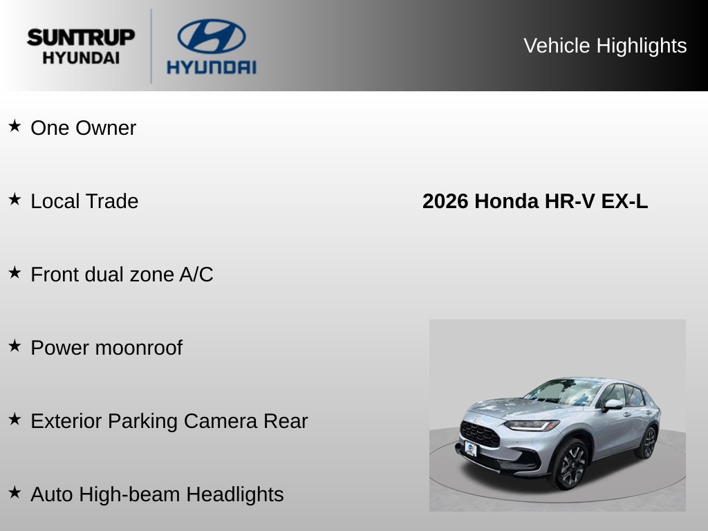 Used 2026 Honda HR-V EX-L image 7