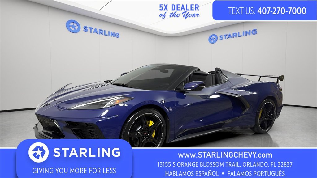 Used 2025 Chevrolet Corvette Stingray Preferred Conv w/ Stealth Interior Trim Package