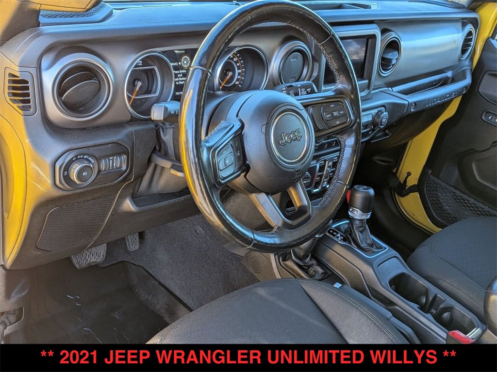 Used 2021 Jeep Wrangler Unlimited Willys image 21