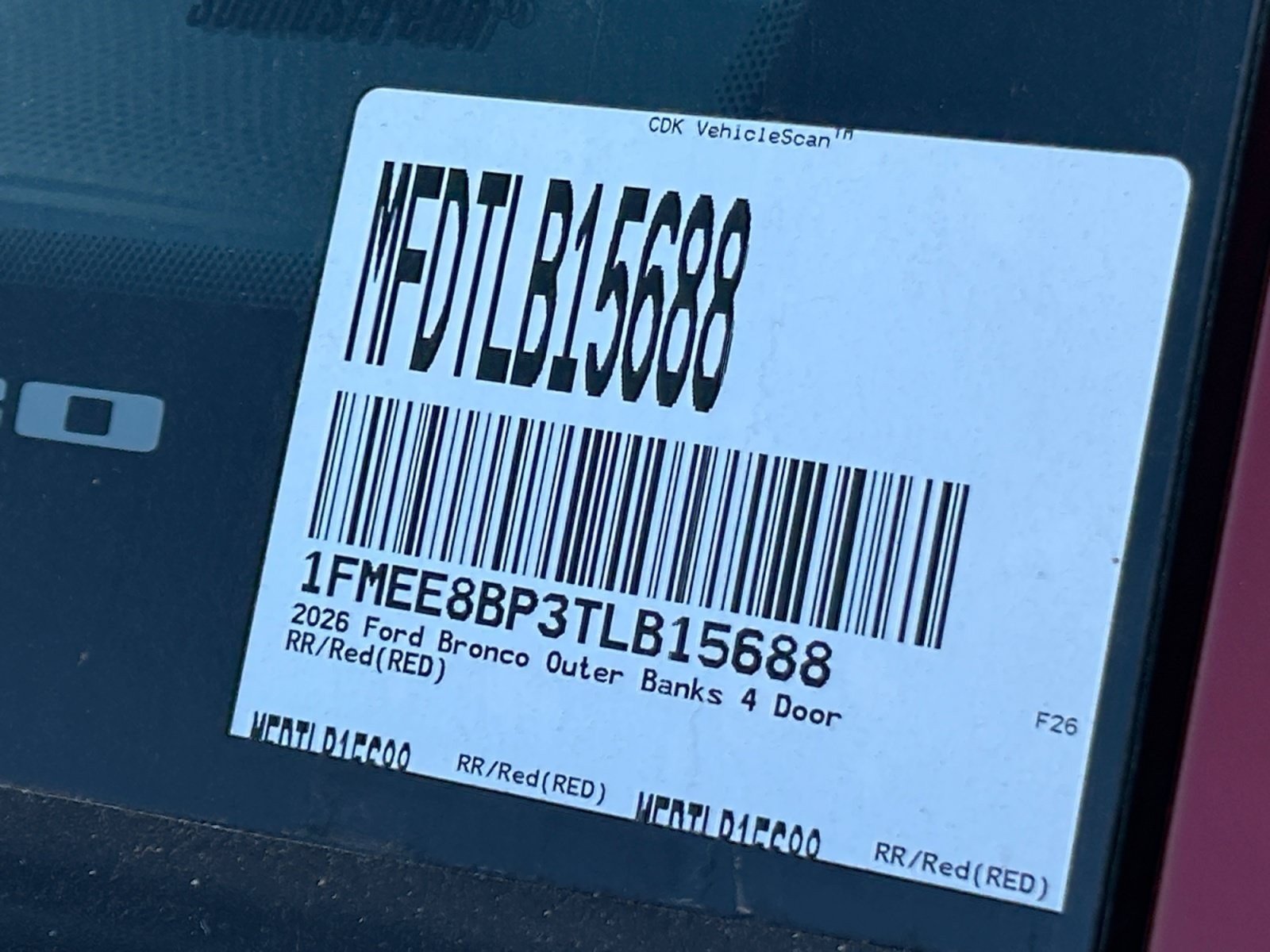 New 2026 Ford Bronco Outer Banks AWD/4WD image 31
