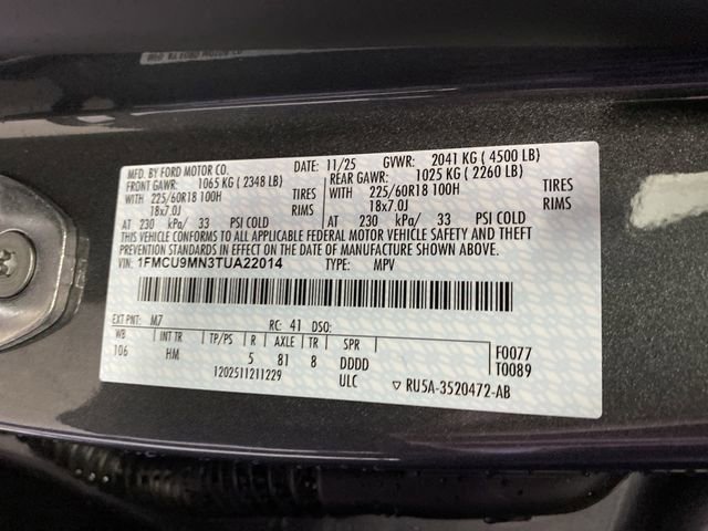 New 2026 Ford Escape ST-Line w/ Tech Pack #1 image 26